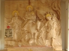 Ściana ołtarzowa ze sceną ucieczki Św. Rodziny do Egiptu